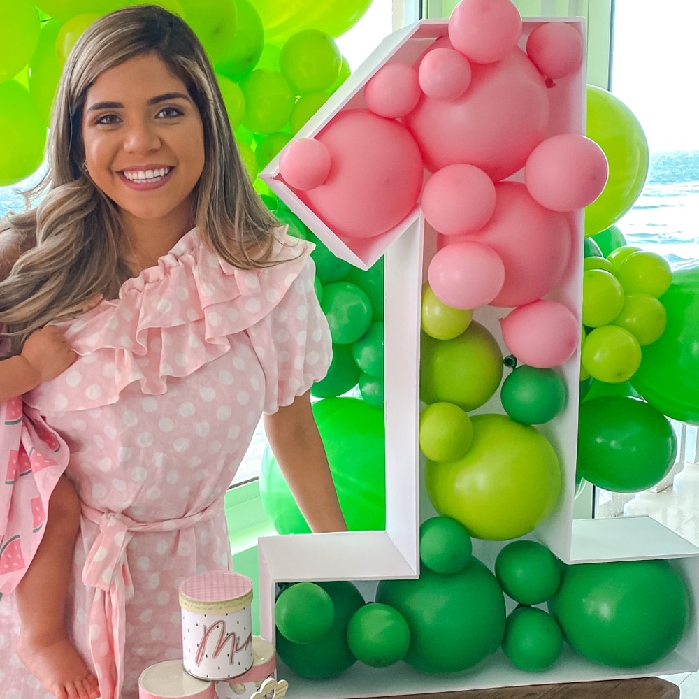 Pink Polka Dot dress